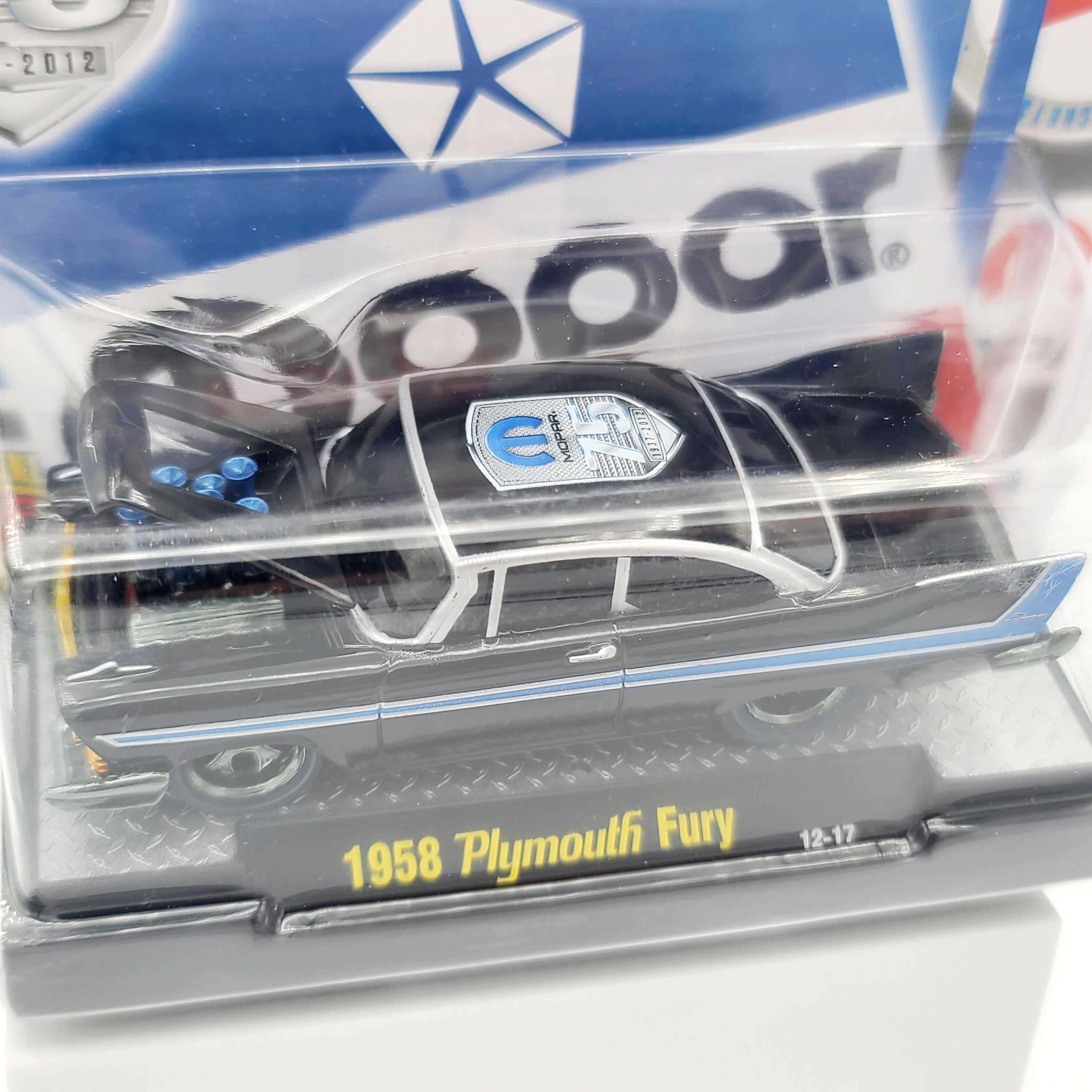 M2 Machines '58 Plymouth Fury - 1:64, Mopar 75th Anniversary (2012 Auto-Dreams Rel 1)